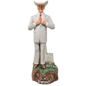 Vintage 80s Dallas JR Ewing McCormick Distilling Co American Porcelain Music